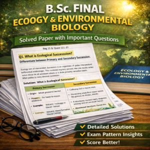 B.Sc. Ecology and Environmental Biology