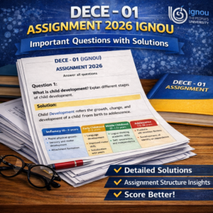DECE-01 Assignment 2026 (IGNOU)