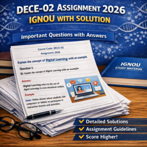 DECE-02 Assignment 2026 (IGNOU)
